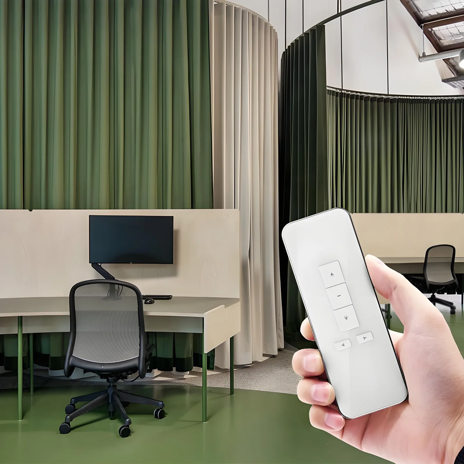 CURTAIN LUCO RF handheld remote controlling motorized curtains