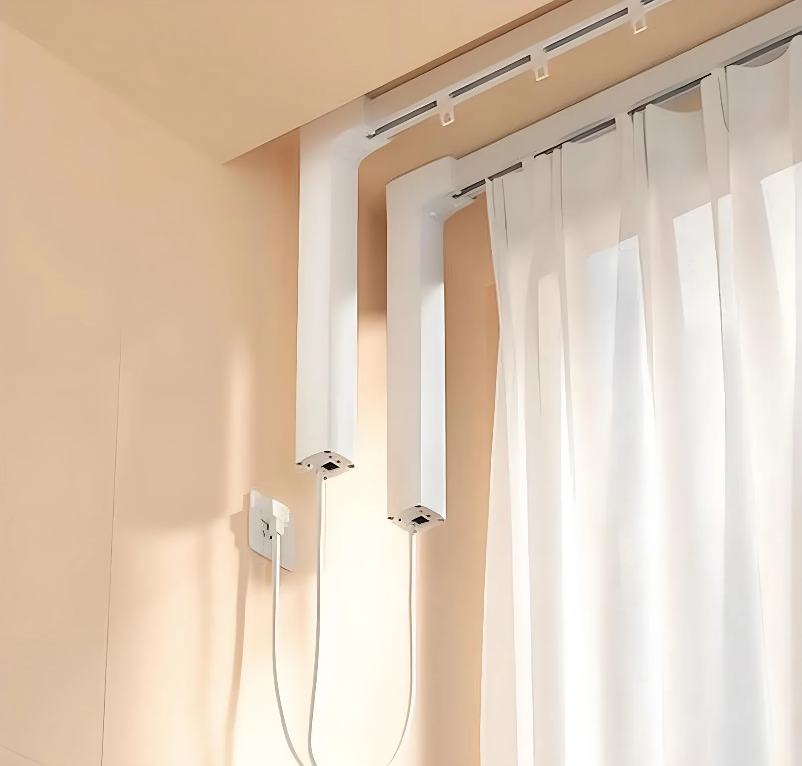 Motorized Open/Close Curtain Track
